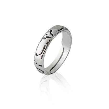 Anime Jujutsu Kaisen Ryomen Sukuna Itadori Yuji Ring Cosplay Metal Opening Adjustable Unisex Rings Jewelry Prop Accessories G