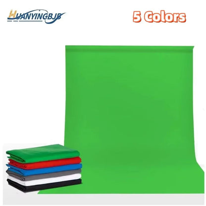 Background For Photography Backdrops White/Black/Blue/Green Screen Chroma Key Muslin Studio Photo Shooting Backdrop Cloth Pap