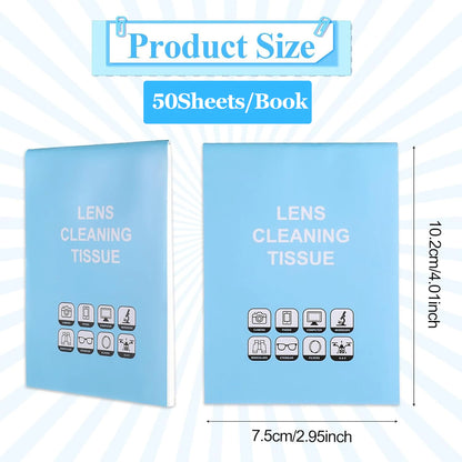Lens Cleaning Tissue Paper Lens Cleaner Papers Tissue for Microscope Camera Len Glasses Computer Screens Electronic Screens