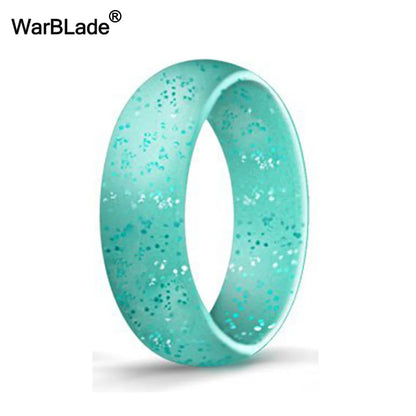 WarBLade 5.7mm Food Grade FDA Silicone Rings For Women Wedding Rubber Bands Hypoallergenic Flexible Silicone Finger Ring