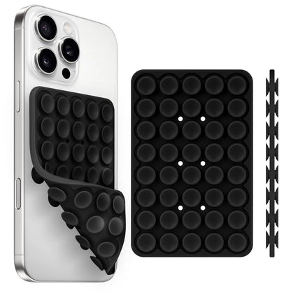 Silicone Suction Cup Phone Holde Multifunctional Fixed Anti-slip Mobile Fixture Double Sided Detachable Phone Rubber Sucker P