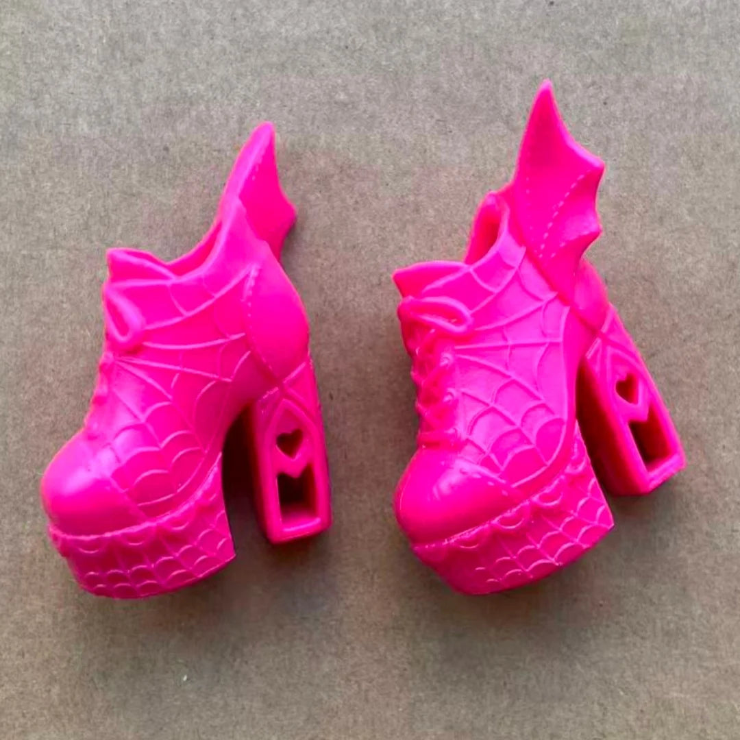 1/6 Monster Doll Boots Sandals Original Doll Shoes Unique Personality Toy Accessories for Collectible Figures - Pink (Style N