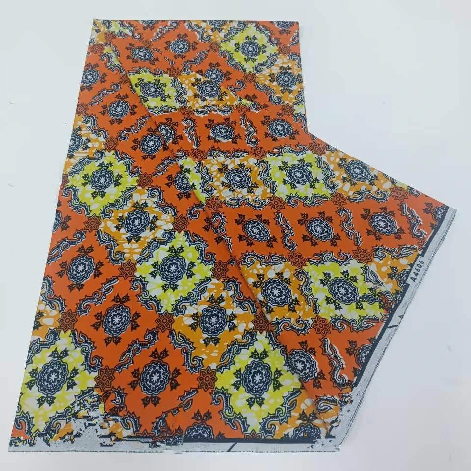African Ankara prints batik patchwork fabric real wax African sewing material 100% cotton tissu for dress crafts - as picture
