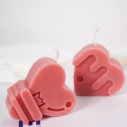 New kinds Heart Shape Silicone Soap Mold DIY Handmade Angel Love Cake Chocolate Baking Molds Aromath Soap Candle Crafts Makin