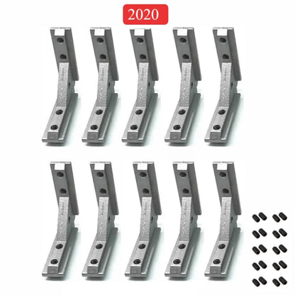 2020 3030 4040 Panel Installation Board Angle Slot Fixing Hardware Door Frame Corner Code Profile Universal Angle Slot Connec