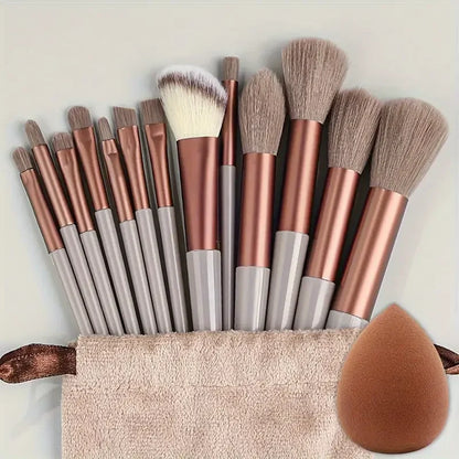 NEW 13PCS Makeup Brush Set Soft Fluffy Eye Shadow Foundation Blush Highlighter Concealer Brush Female Beauty Tool Christmas G
