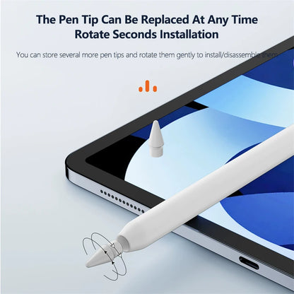 Replacement Pencil Tips for Apple Pencil 1st 2nd Generation iPencil Smooth Spare Nibs for iPad Pro Apple Pencil 2 Fine Nib 20