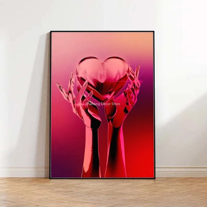 Mid Century Vintage Classic Colorful Posters Abstract Canvas Print Wall Art Canvas Painting for Living Room Home Decor TW10 -