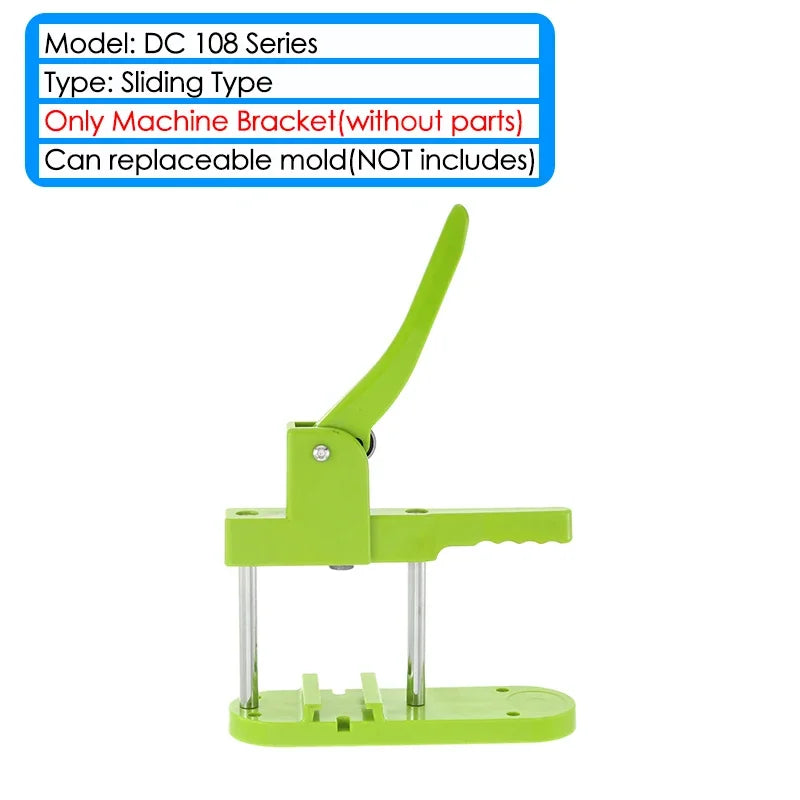 25/32/37/44/58/75mm Badge Maker Molds DIY Button Badge Maker Press Machine Interchangeable Die Mould Round Badge Punching Die