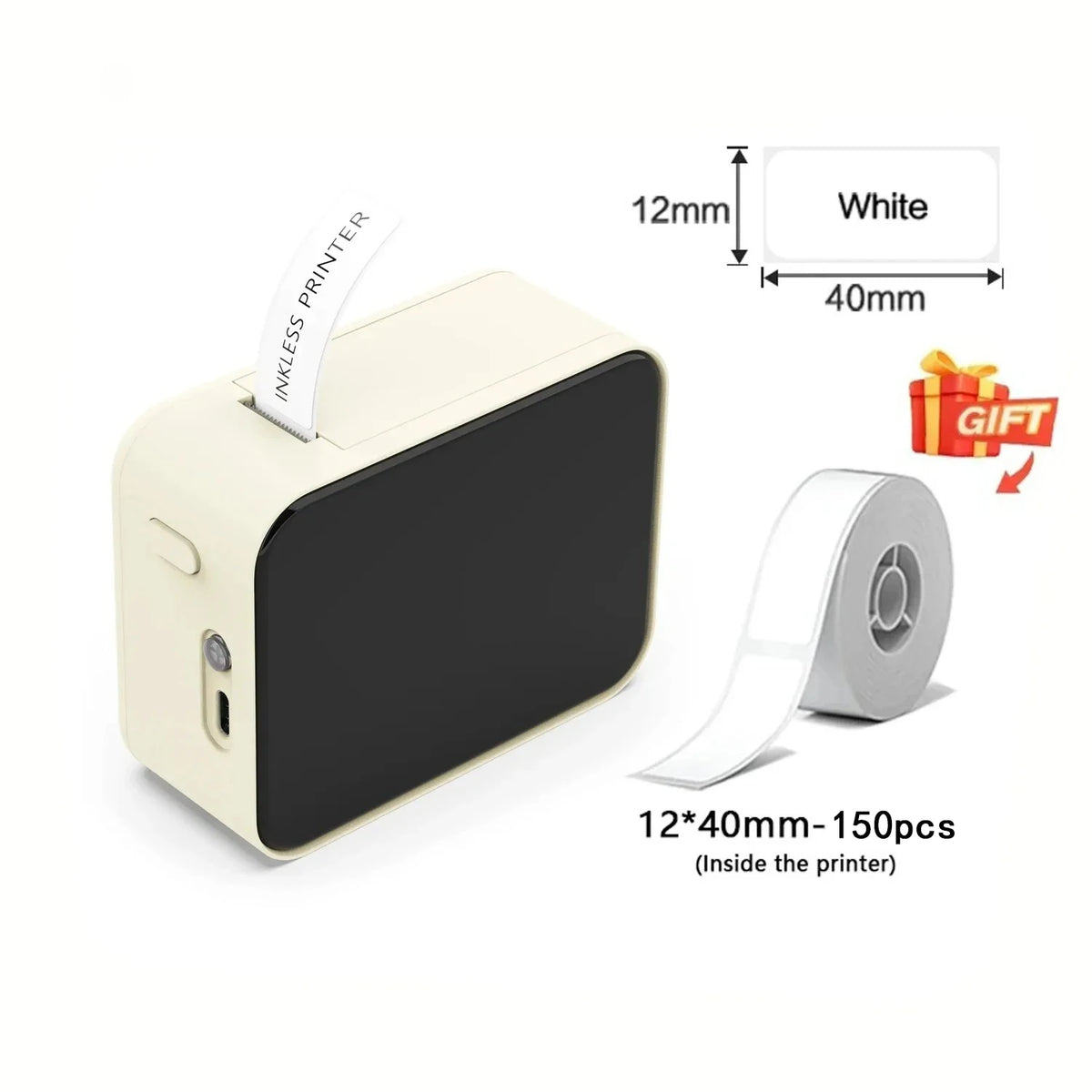 MarkLife P15 Mini Portable Thermal Printer Wireless Bluetooth-compatible Label Tag for Home Office Labeling Sticker Machine -
