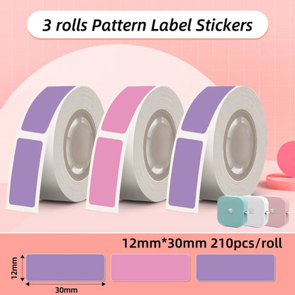 Phomemo Q30 Label Printer Mini Printer Pocket Thermal Label Maker Wireless Sticker Pocket Portable Printer Various Label Pape