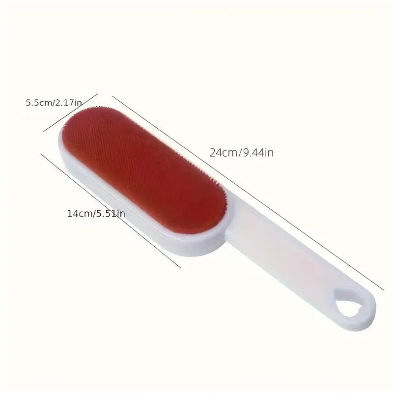 Self-cleaning Lint Sticking Roller 2 Sides Dedusting Brush Pet Hair Remover Brush Removing Dog Cat Hair from Sofa Carpet Clot