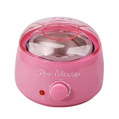Professional Wax Warmer Heater for Depilatory Epilator Paraffin Wax Bean Bead Heating Machine Hair Removal Tool - Pink EU Plu