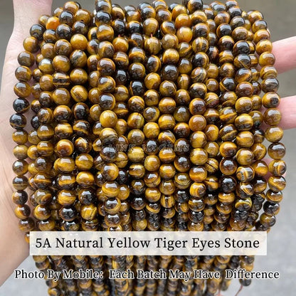 Natural Stone Golden Obsidian Bead Irisation Round Loose Spacer 4 6 8 10 12mm For Jewelry Making Diy Bracelet Necklace Access