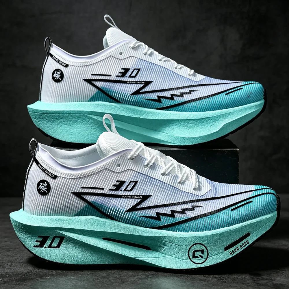Men Running Shoes Carbon Board Marathon Sports Speciality Breathable Lightweight Women's Comfortable Athletic Nonskid Sneaker