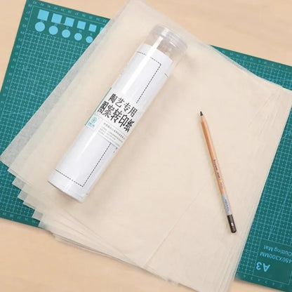 Pottery Painting Special Pattern Transfer Paper Set DIY Ceramic Blank Body Transfer Printing Complex Patterns Tracing Paper -