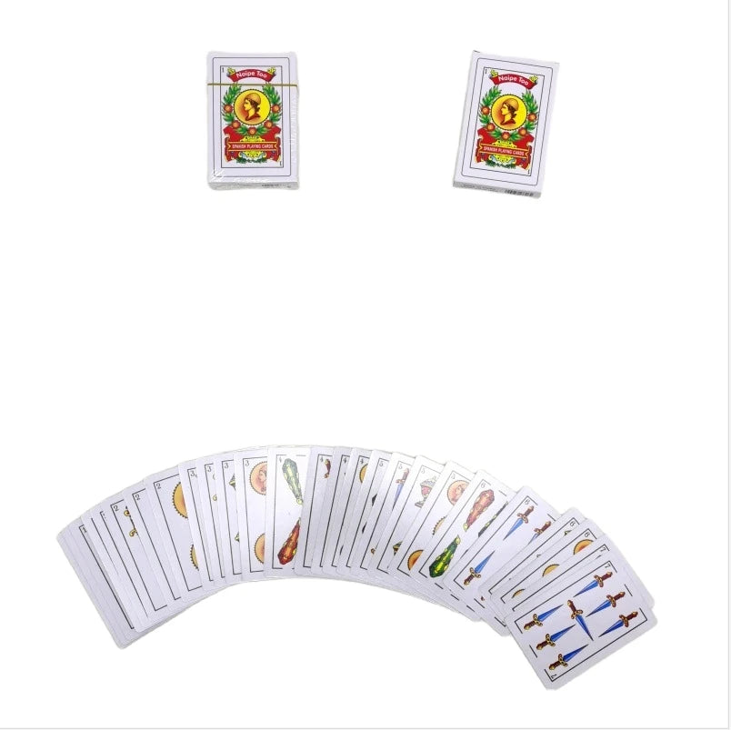Fun Spanish Poker Game Card Paper Material 50 Cards Spanish Playing Cards Deck Family Party Board Game Magic Card For Party P