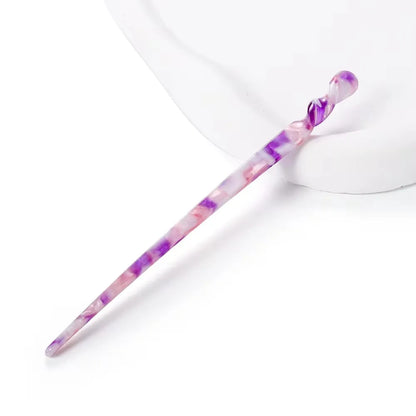 Chinese Style Hair Sticks Vintage Acetate Resin Chopstick Women Hairpins Hair Clip Pin Headwear Wedding Hair Jewelry Accessor