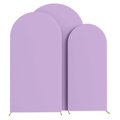 Wedding Arch Cover Arch Backdrop Cover Spandex Fitted Arch Cover for Wedding Birthday Festival Party （Without Shelf） - Light 