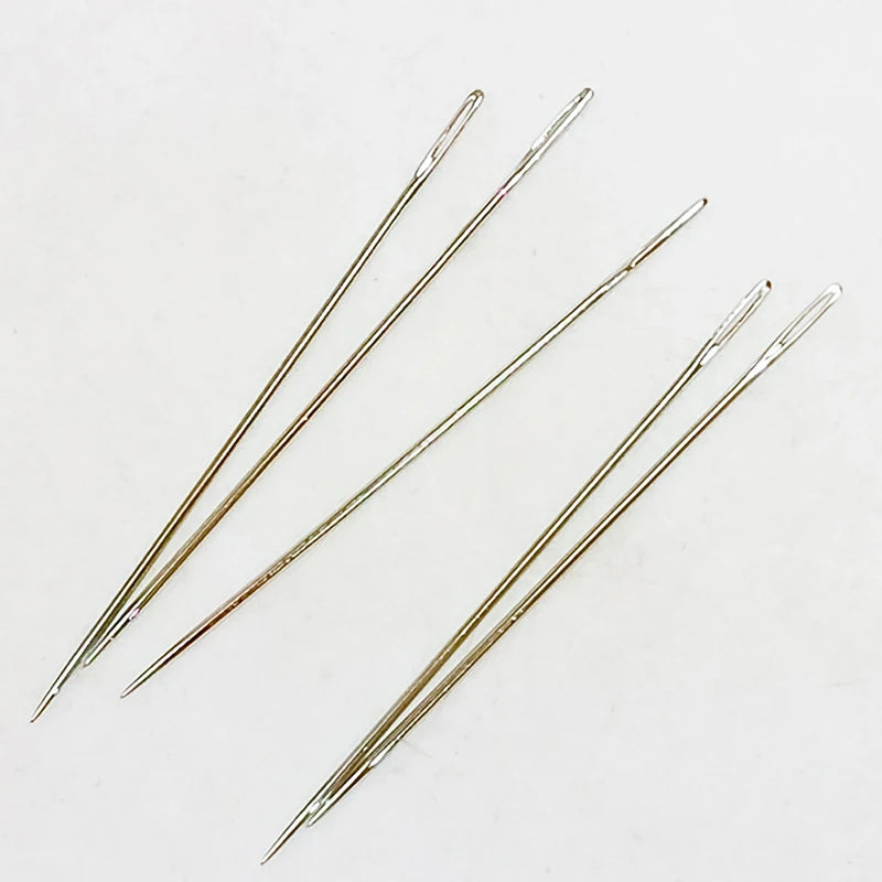 25 Pcs Large Eye Stitching Needles Sewing Needles Handmade Leather Needle Steel Yarn Knitting Needles Sewing Tool Set