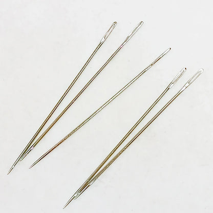 25 Pcs Large Eye Stitching Needles Sewing Needles Handmade Leather Needle Steel Yarn Knitting Needles Sewing Tool Set