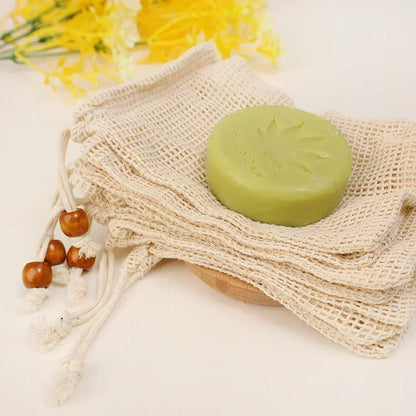 Soap Foaming Net Mesh Bags Bath Washing Tools Body Cleaning Bubble Helper Mesh Deep Cleaning Home Bathroom Exfoliating Suppli
