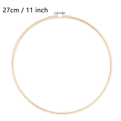 8/10/13/15/18/30cm Embroidery Hoop DIY Needlecraft Cross Stitch Machine Bamboo Frame Ring Round Loop Hand Household Sewing To