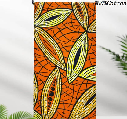 New African Ankara Batik Fabric Super Real Wax African Cotton Material Prints Wax Tissu For Sew 6yards - AS PICTURE Q
