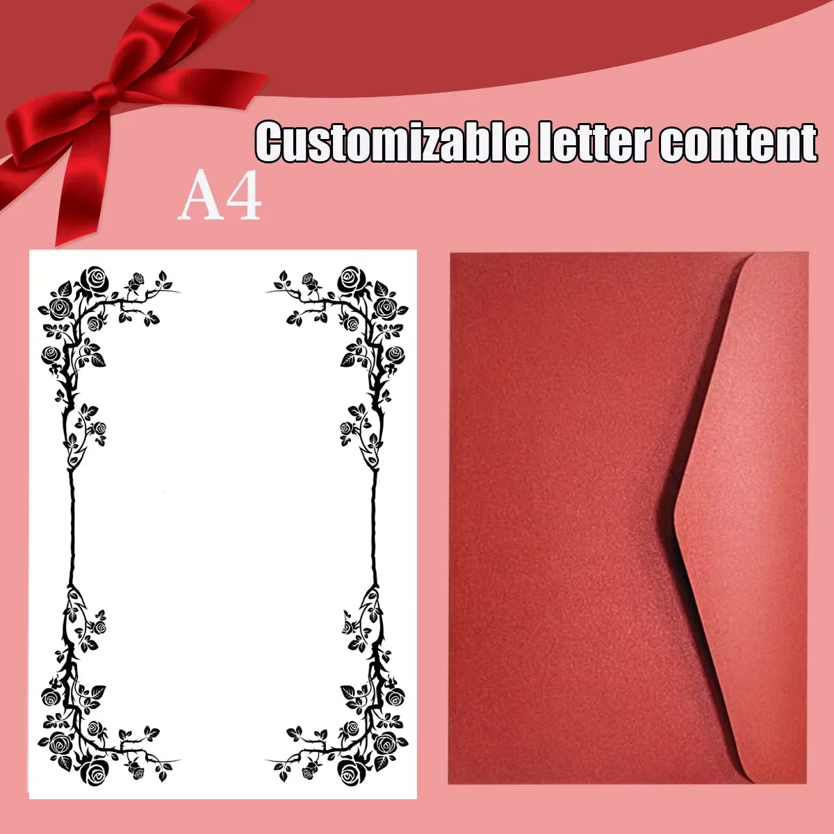 DIY Custom Envelopes Letter, Valentine's Day Letter Customization, Friend Blessing Letters, Company Documents Print, Mail a L