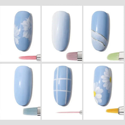 Nail Design Art Pen Aurora Transparent Brush Painting Nail Brush Uv Gel Extension Drawing Carving Pen Diy Manicure Tool With 