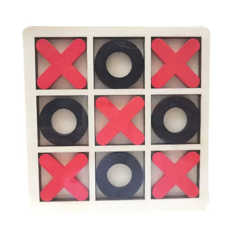 New Montessori Wooden Toy Mini Chess Play Game Jigsaw Board Games Early Educational Interaction Toys for Kids Party Battle Ga