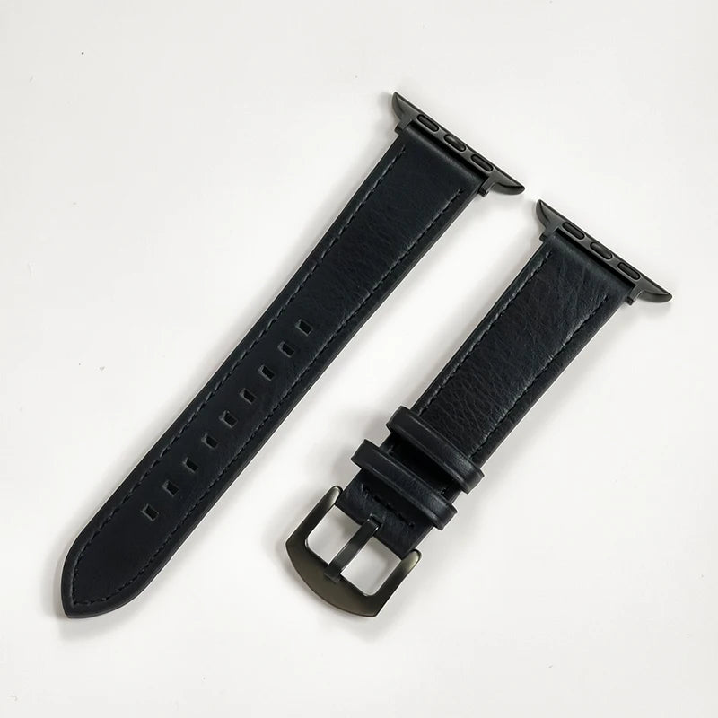 Leather Strap for Apple Strap Ultra 2 49mm 10 9 7 8 3 4 5 6 SE 44mm 40mm Strap 38 42mm Series Men's 45mm 41mm Band