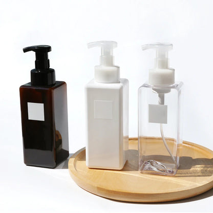 Soap Despenser Portable Foam Pumps Bottle 250/450/650ml Manually Press Soap Foaming Mousses Liquid Dispensers Bathroom Bottli