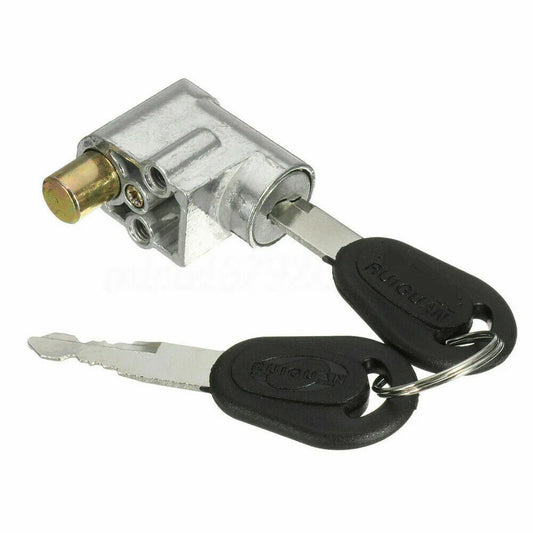 New Battery Safety Pack Box Lock W/2 Key Ignition Lock Metal For Motorcycle Electric EBike Scooter 70g