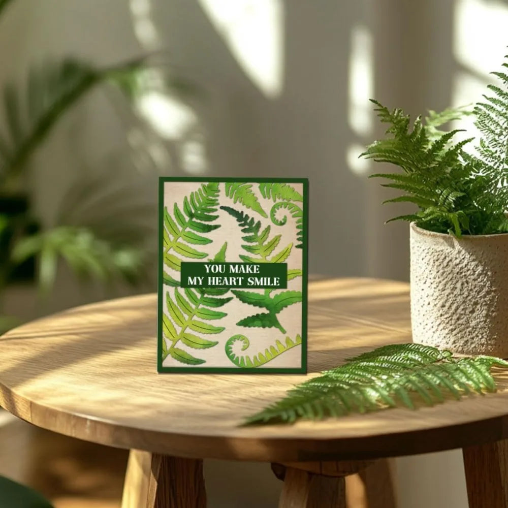 Fern Leaves Die Cuts for Card Making Leaves Cutting Dies Stencil for Scrapbooking Plant Embossing Die Cuts for Album Decorati