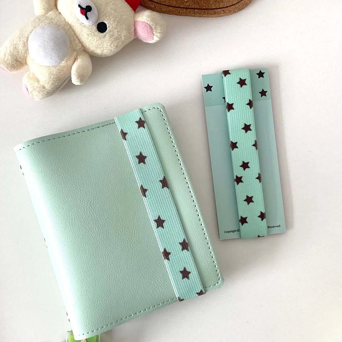 Elastic Strap for A7 M5 Planner Notebook Cute Star Decoration INS Style Storage Accessory Kawaii Straps for Scrapbooking