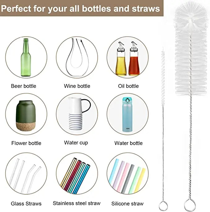 Nylon Brush Multi-Functional Tools Set Brush Spray Brush Cleaning Drink Straws Sewing Machines Paint Spray Guns Cleaning Brus