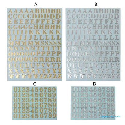 2piece Letter Stickers Self Adhesive Alphabet Stickers Self Adhesive Letters Gift