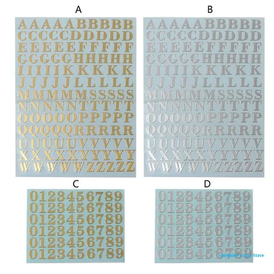 2piece Letter Stickers Self Adhesive Alphabet Stickers Self Adhesive Letters Gift