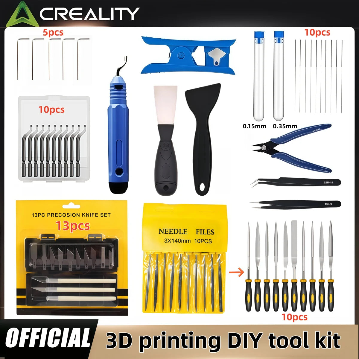 3D Printer Model Tools,Gundam Model Tool Kit,Hobby Building Tools Kit for Gundam Basic Model Assembling, Building and Repairi
