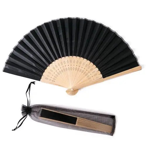 20pcs Personalized Engraved Silk Hand Fan Wedding Fold Fan Vintage Fans Customized Wedding Favor