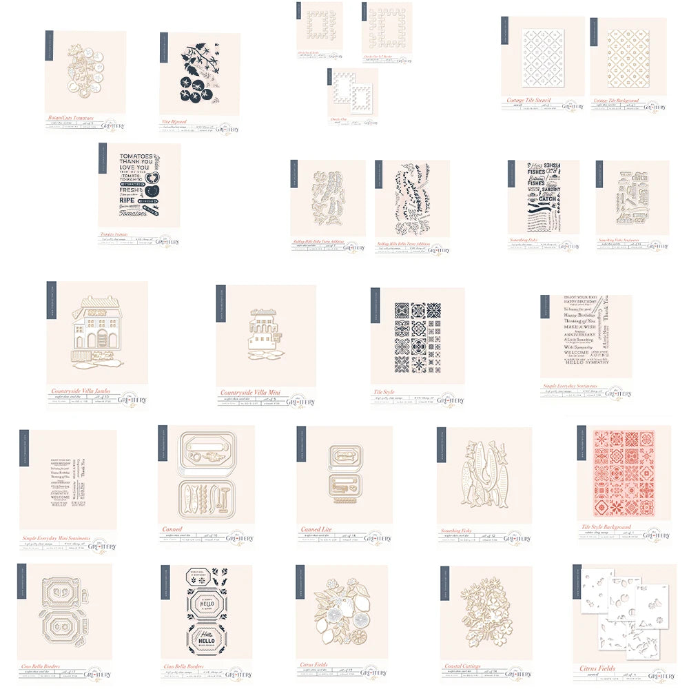 Canned Lie Die 2026 New Metal Cutting Dies Clear Stamps DIY Scrapbooking Birthday Embossing Photo Album Greeting Card Handmad