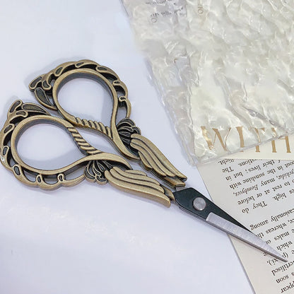 Mr. Paper Vintage Orchid Shaped Scissors High Appearance Creative Multifunctional Daily Tailor Clips Art Supplies 3 Style