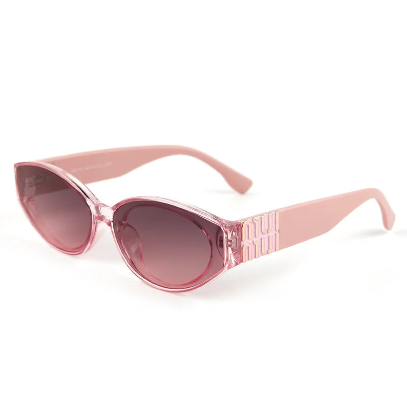 2025 Glamour Fashion Women Sunglasses Luxury Oval Designer Men Glasses Trend Classic Brand Unisex Shades UV400 - C5