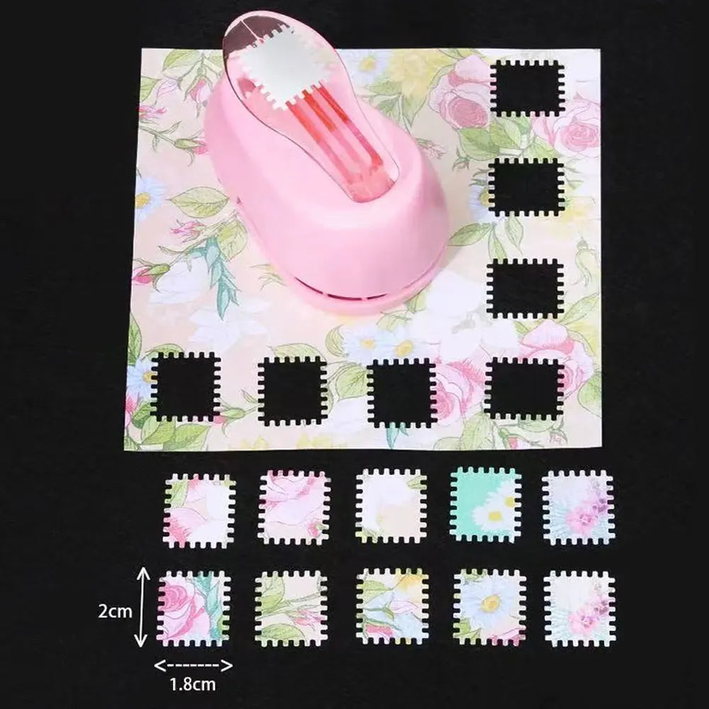One-Piece Stamp Embossing Tool, Stamp Journal Hole Punch, Creative Handmade Embossing Tool, Journal Material Collection Tool