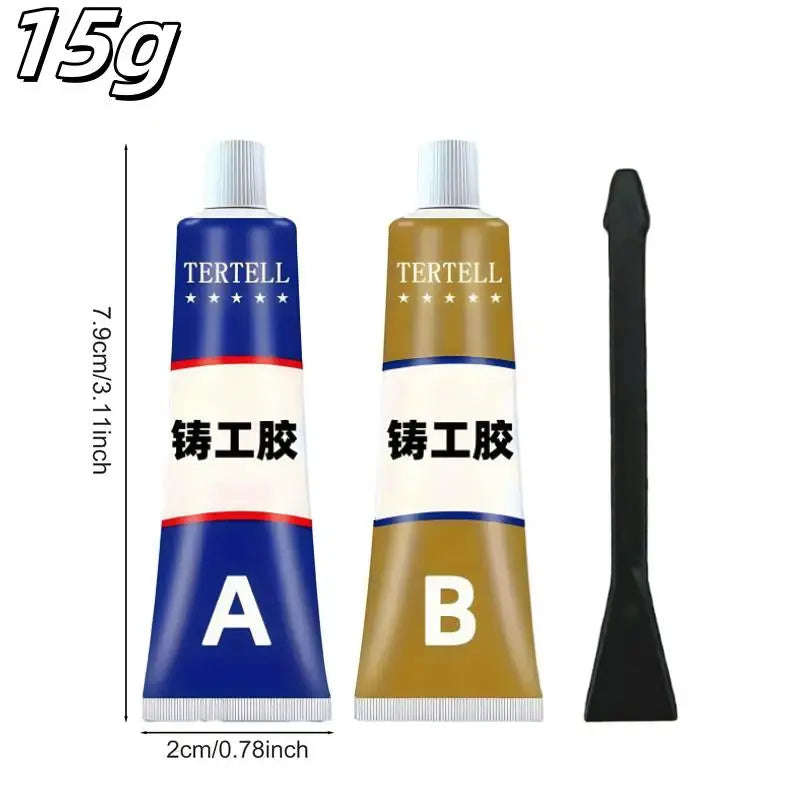 welding-grade casting adhesive-no power supply, machinable/grindable/paintable, used for metal and metal casting defects.