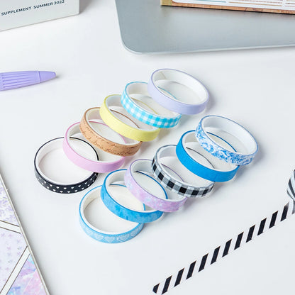 Washi Tape Set, 20 Vintage Striped Washi Tapes, Decorative Tape for Scrapbooking, Journal Decoration, Gift Wrapping, DIY Craf