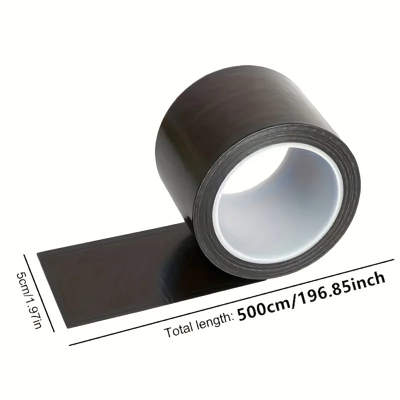 5m/196inch Leather repair tape, furniture seat self-adhesive piece, repair cracks and wear - black