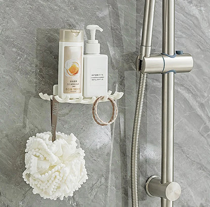 Soap Box Wall Mounted Drainage Shelf For Home Use No Punching High-end Bathroom New Soap Dish Rack Hooks For High-end Bathroo