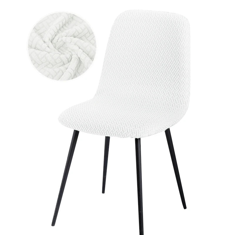 Higher Quality Velvet Chair Cover 1/2/4/6 pcs Stretchable Chair Cover For Dining Room 2 Type of Fabrics Chair Slipcover For H